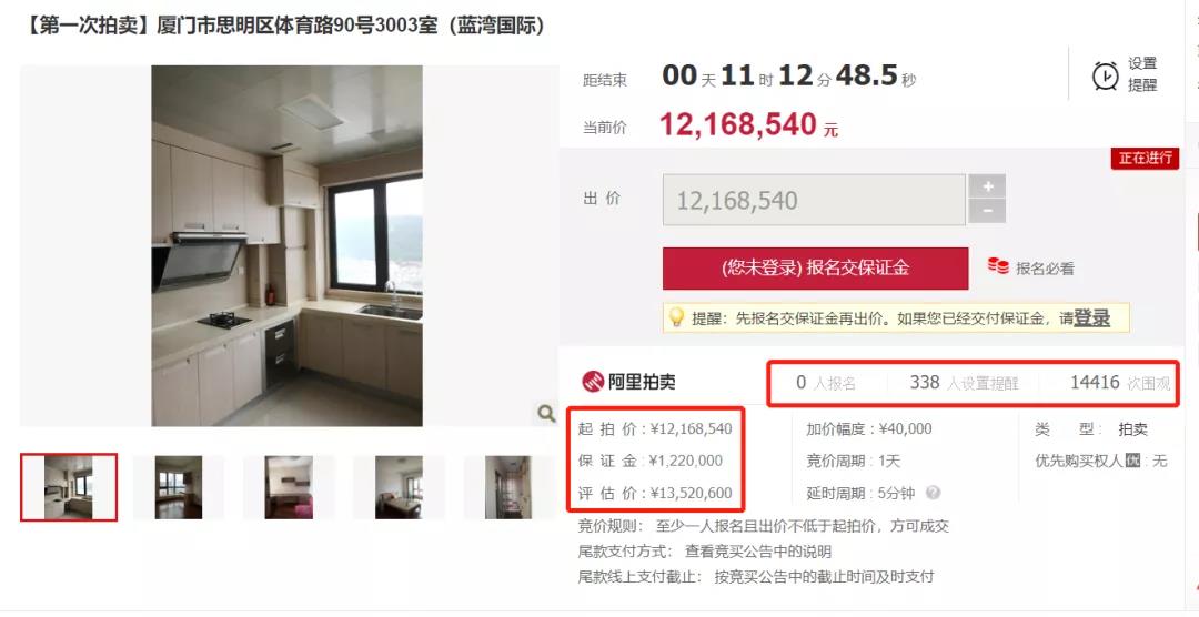 直降135万元! 厦门岛内一千万豪宅正降价抛售!