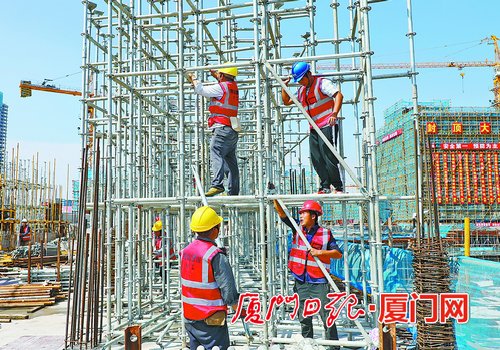 银城智谷I-4地块明年上半年将全部封顶 预计提前竣工