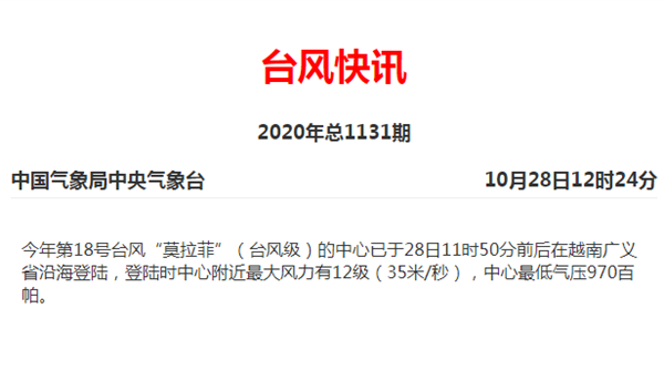 “莫拉菲”登陆!冷空气明晚杀到!还有2个台风……