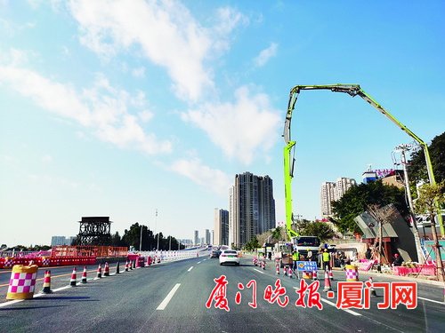 滨海西大道主线试通车 同安到岛内可节约近20min车程