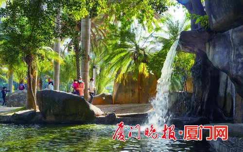 莲花公园的小瀑布回来啦!2月1日起两个时间段开放