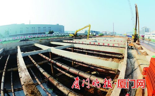 翔安大桥岛内端枋钟路隧道主体施工 明年下半年贯通