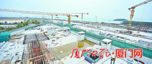高崎污水处理厂一期主体结构封顶 预计6月通水年底投用
