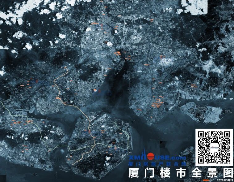 2021厦门最全买房地图(6大区域数百楼盘曝光)