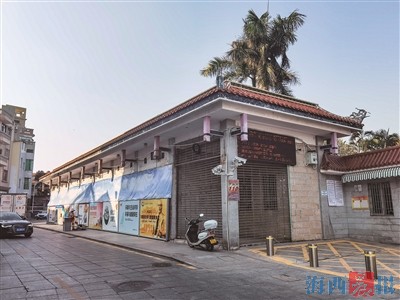 嘉庚公园南门店铺将成改造点 透过窗户可看鳌园风光