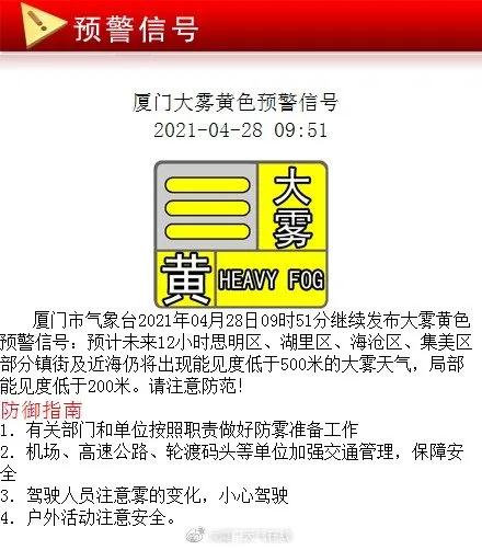 雨+大雾+强对流天气!厦门这雨还要下到……