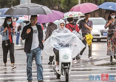 厦门昨日饮“甘霖”今日雨渐歇 明日逐渐升温