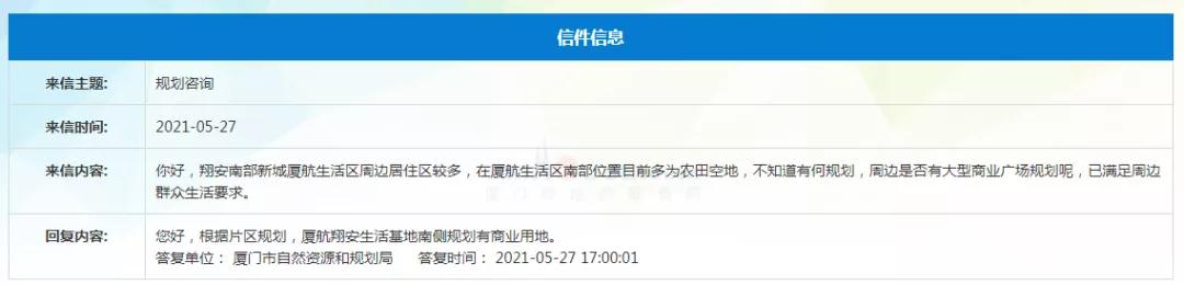 惊喜!翔安南再添一商业!今年还有2个要开业!