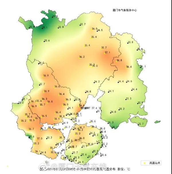 局部超过37℃!厦门继续高温“持久战”