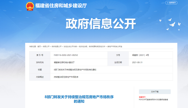 福建8部门联合整治!严惩捆绑车位等违规销售行为!