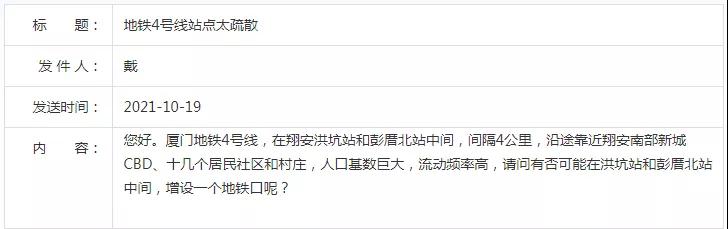 厦门这条地铁 太疏散了!网友:建议新增一个站!
