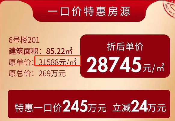 今天 厦门有新房 房价直降2845元!