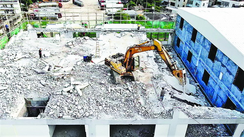 同安今年已处置“两违”建筑694宗 拆除违建39.45万平