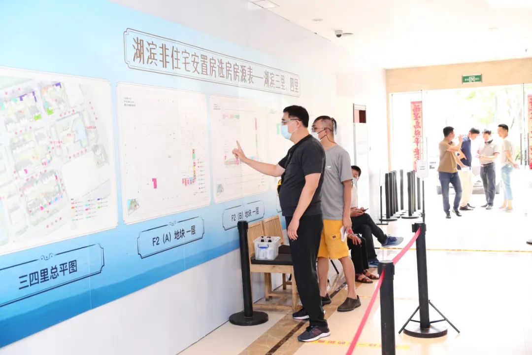 最新进展!湖滨片区非住宅安置房完成选房!